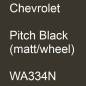 Preview: Chevrolet, Pitch Black (matt/wheel), WA334N.